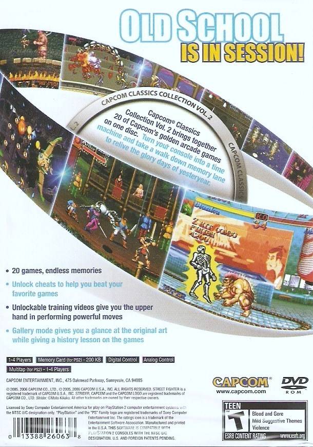 Capcom Classics Collection: Volume 2 - PlayStation 2 (PS2) Game