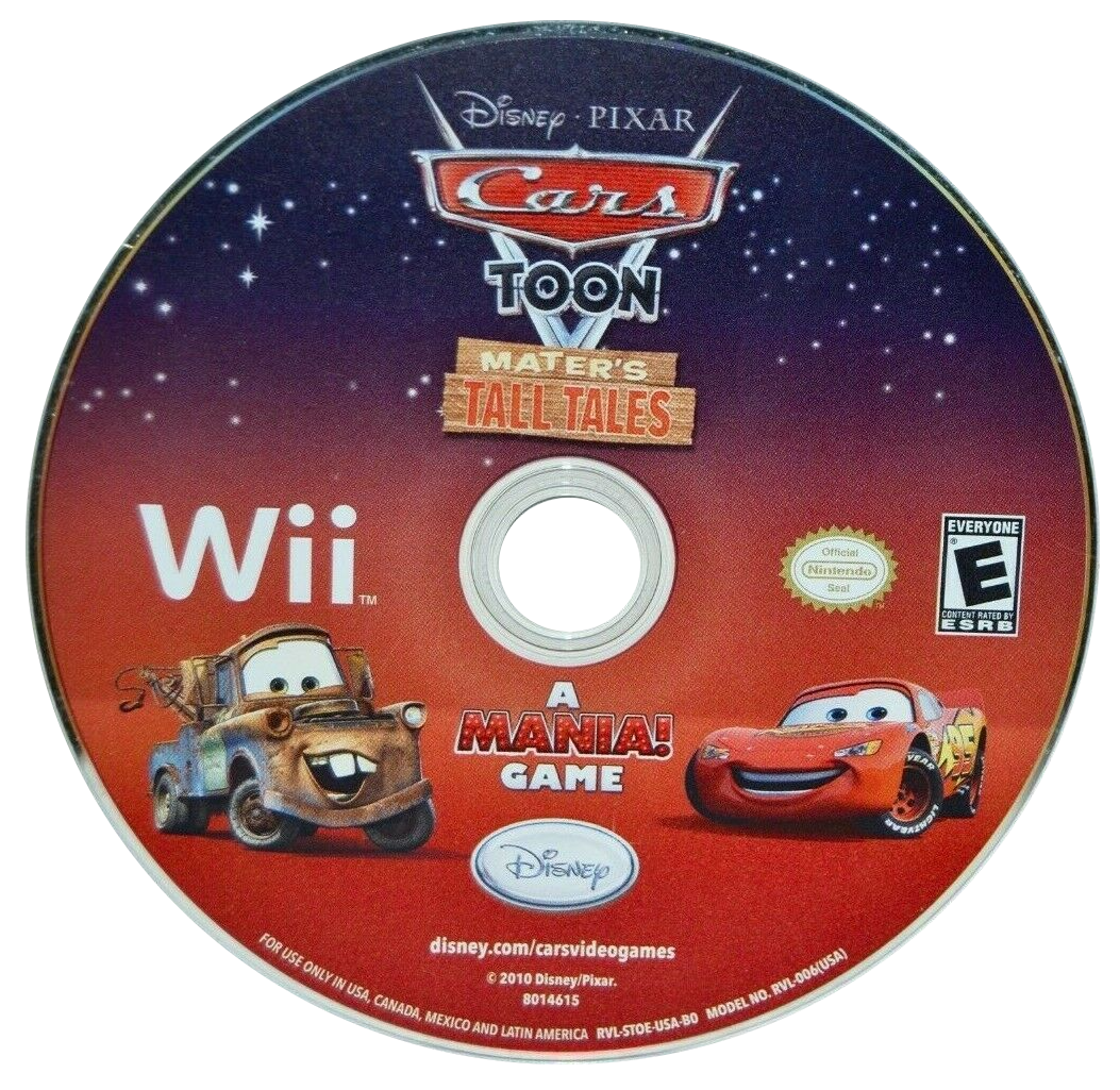 Cars Toon: Mater's Tall Tales - Nintendo Wii Game
