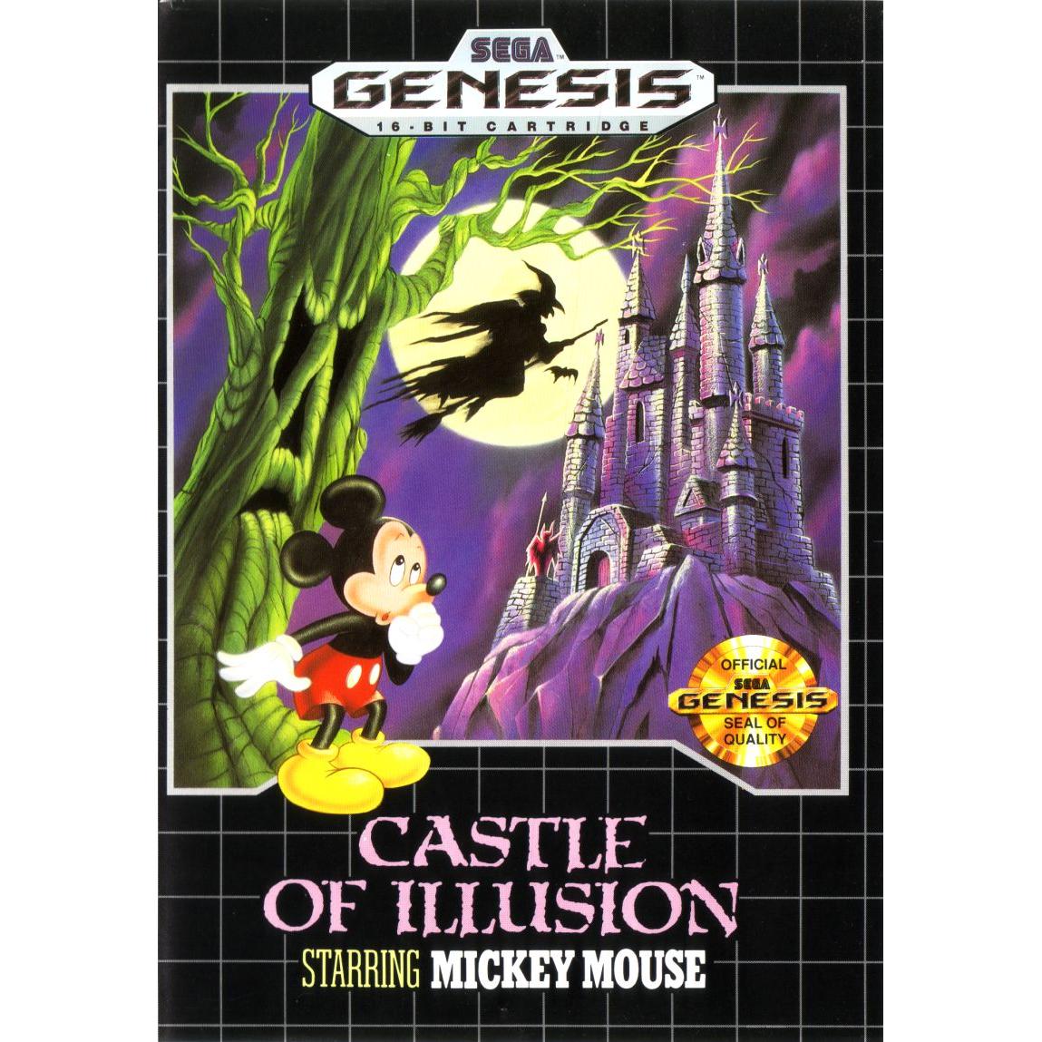 Castle of Illusion Starring Mickey Mouse - Sega Genesis Game Complete - YourGamingShop.com - Buy, Sell, Trade Video Games Online. 120 Day Warranty. Satisfaction Guaranteed.