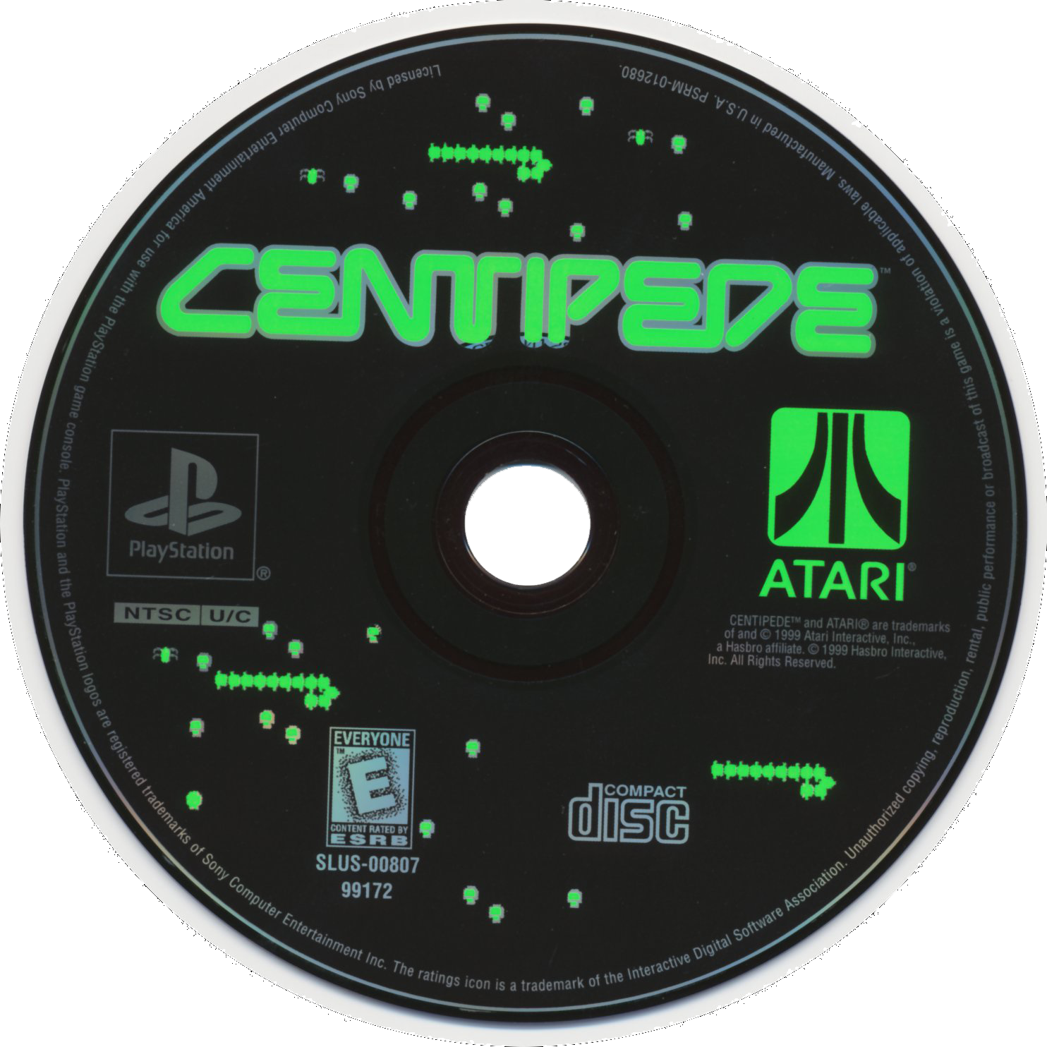 Centipede - PlayStation 1 (PS1) Game