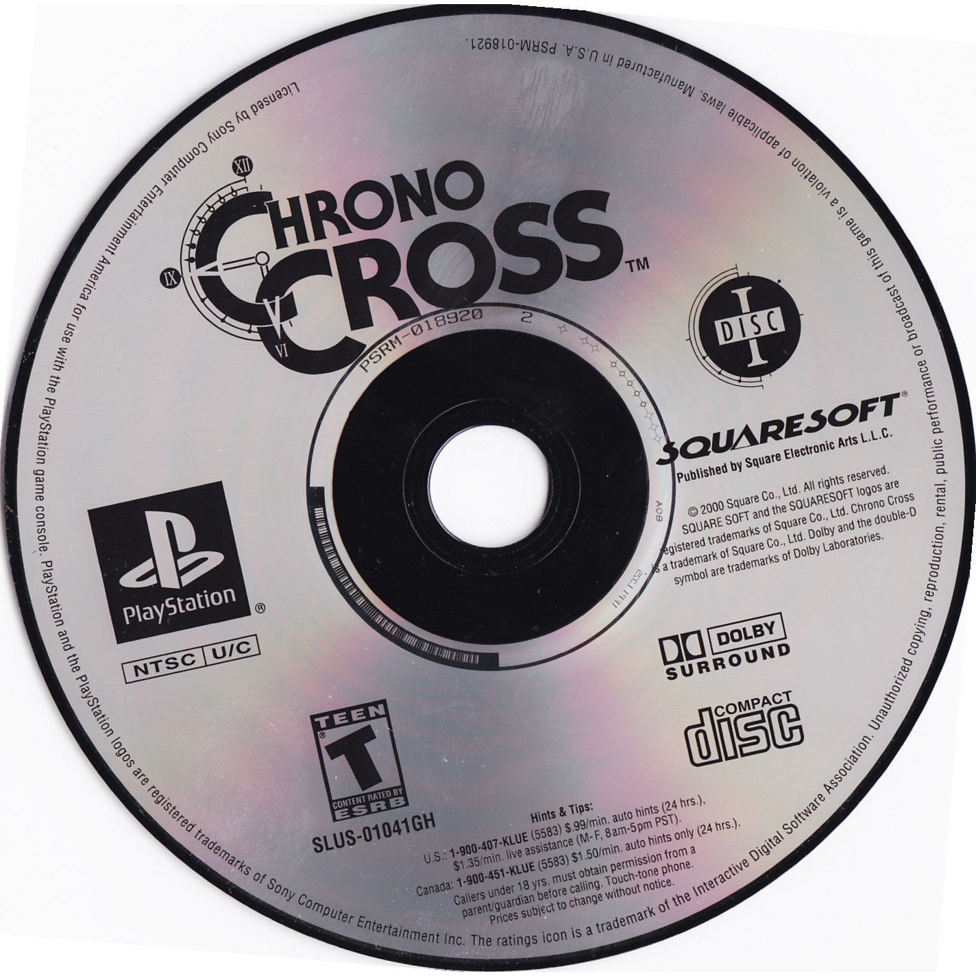 Chrono Cross (Greatest Hits) - PlayStation 1 (PS1) Game Complete - YourGamingShop.com - Buy, Sell, Trade Video Games Online. 120 Day Warranty. Satisfaction Guaranteed.