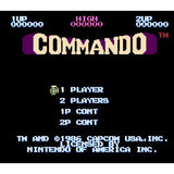 Commando - Authentic NES Game Cartridge - YourGamingShop.com - Buy, Sell, Trade Video Games Online. 120 Day Warranty. Satisfaction Guaranteed.