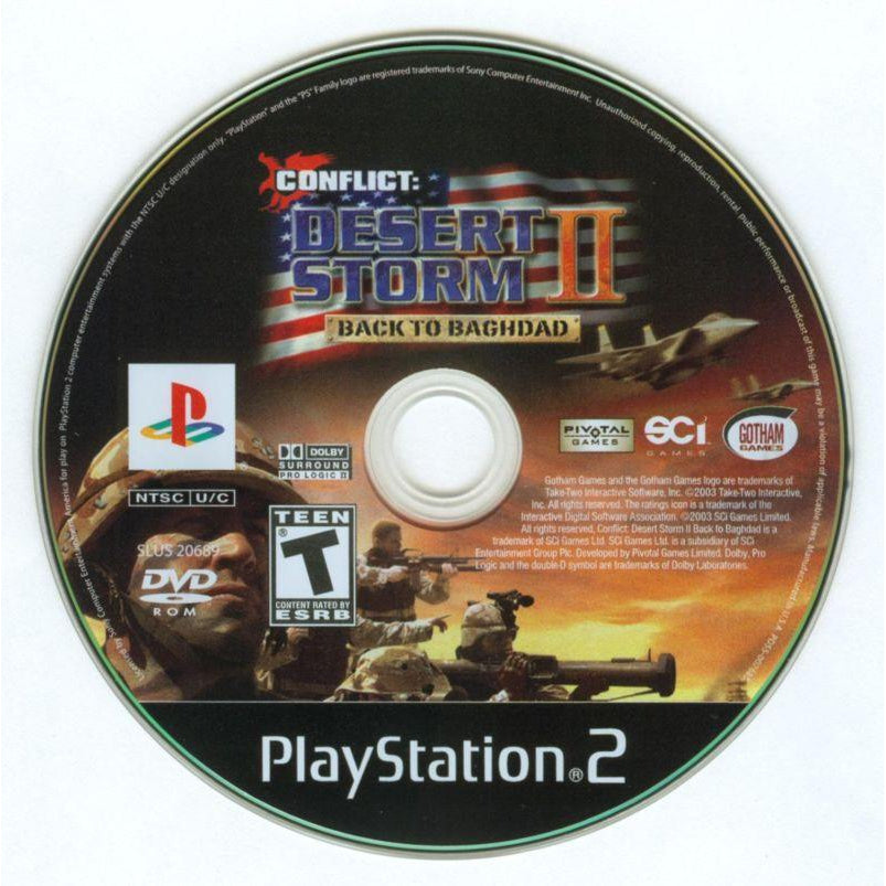Conflict: Desert Storm II: Back to Baghdad - PlayStation 2 (PS2) Game Complete - YourGamingShop.com - Buy, Sell, Trade Video Games Online. 120 Day Warranty. Satisfaction Guaranteed.