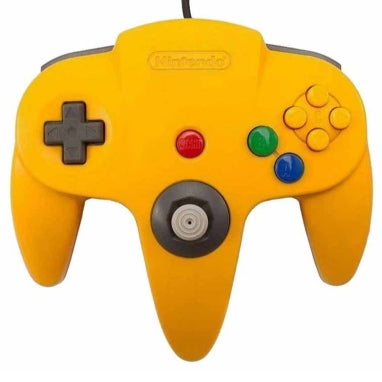 Nintendo 64 (N64) Official Controller - Yellow