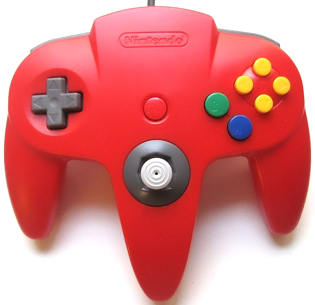 Nintendo 64 (N64) Official Controller - Red