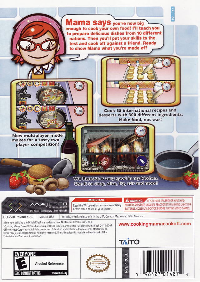 Cooking Mama: Cook Off - Nintendo Wii Game