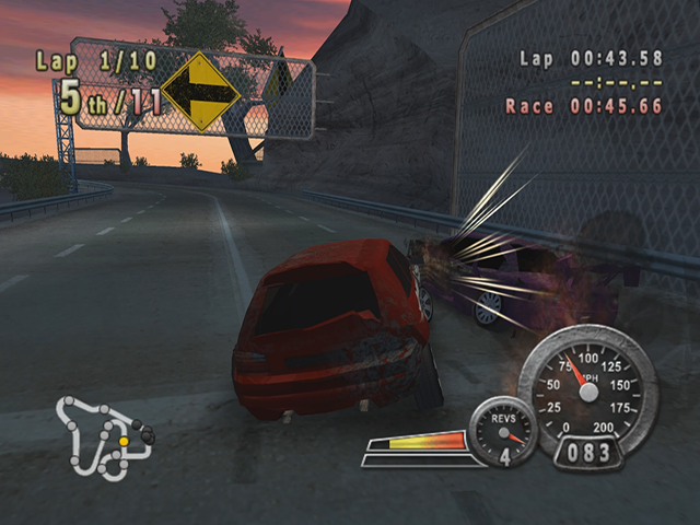 Crash 'N' Burn - PlayStation 2 (PS2) Game