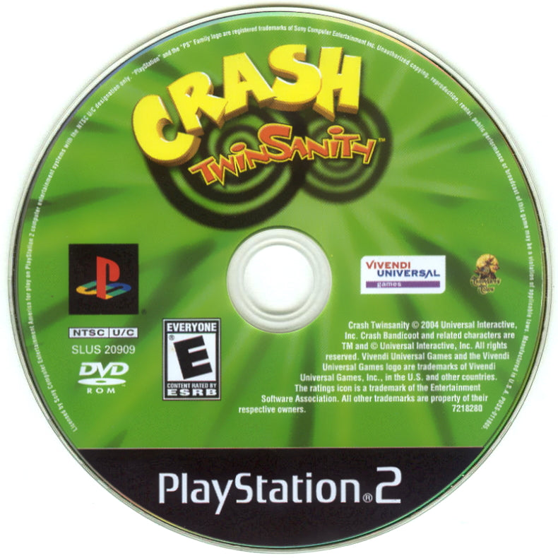 Crash Twinsanity - PlayStation 2 (PS2) Game