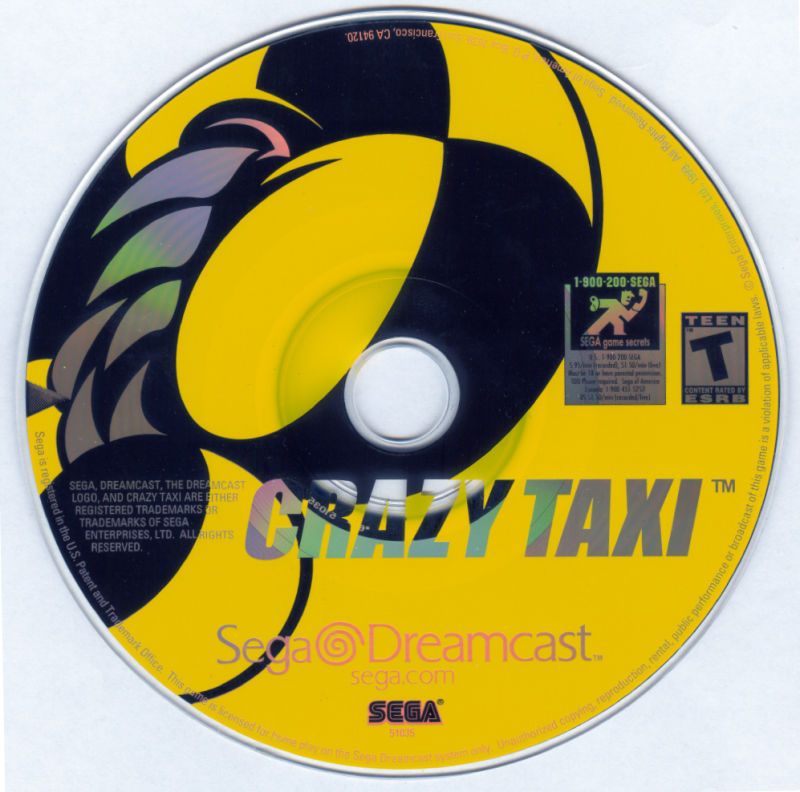 Crazy Taxi - Sega Dreamcast Game