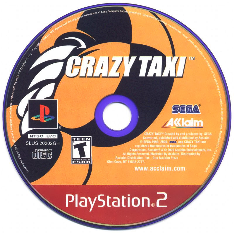 Crazy Taxi (Greatest Hits) - PlayStation 2 (PS2) Game