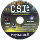 CSI: 3 Dimensions of Murder - PlayStation 2 (PS2) Game