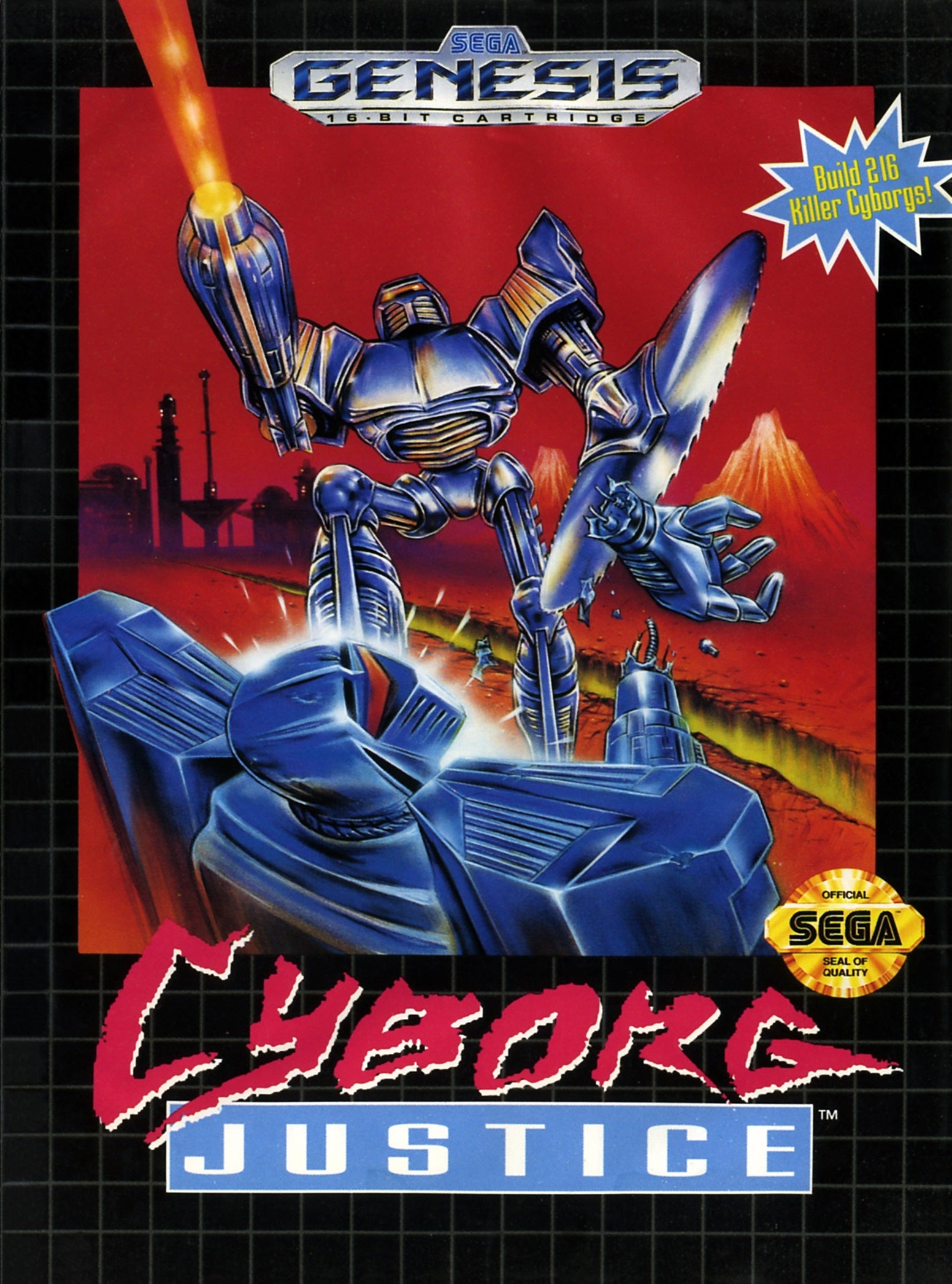 Cyborg Justice - Sega Genesis Game