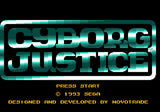 Cyborg Justice - Sega Genesis Game