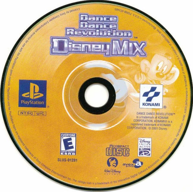Dance Dance Revolution: Disney Mix - PlayStation 1 (PS1) Game