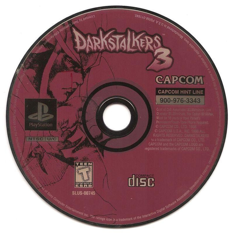 Darkstalkers 3 - PlayStation 1 (PS1) Game Complete - YourGamingShop.com - Buy, Sell, Trade Video Games Online. 120 Day Warranty. Satisfaction Guaranteed.