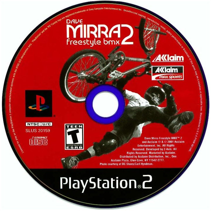 Dave Mirra Freestyle BMX 2 (Greatest Hits) - PlayStation 2 (PS2) Game