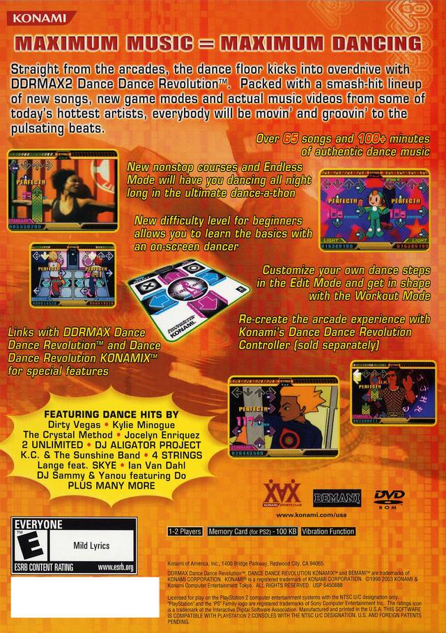 DDRMAX 2: Dance Dance Revolution - PlayStation 2 (PS2) Game