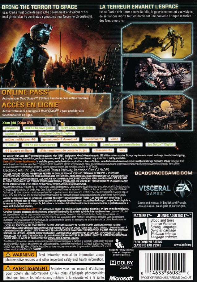 Dead Space 2 - Xbox 360 Game