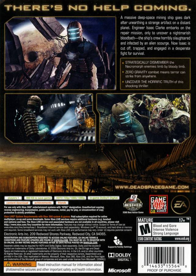 Dead Space - Microsoft Xbox 360 Game