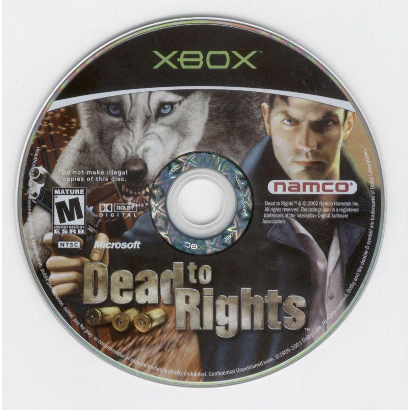 Dead to Rights - Microsoft Xbox Game Complete - YourGamingShop.com - Buy, Sell, Trade Video Games Online. 120 Day Warranty. Satisfaction Guaranteed.