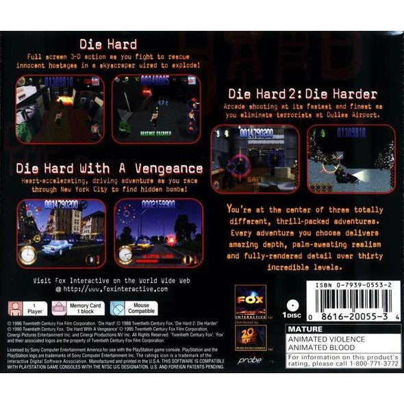 Die Hard Trilogy (Greatest Hits) - PlayStation 1 (PS1) Game Complete - YourGamingShop.com - Buy, Sell, Trade Video Games Online. 120 Day Warranty. Satisfaction Guaranteed.