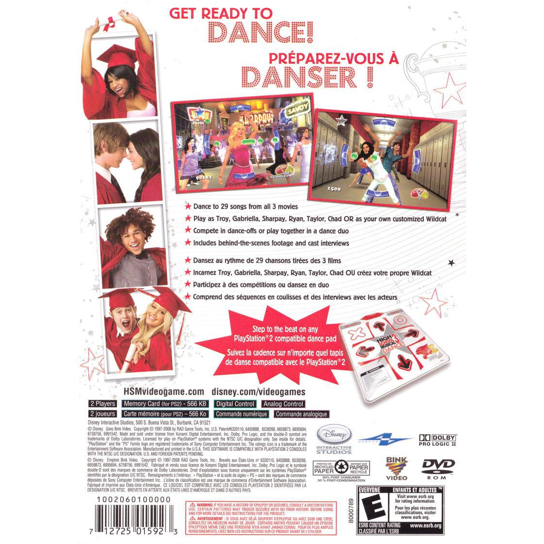 Disney High School Musical 3: Senior Year Dance! - PlayStation 2 (PS2) Game Complete - YourGamingShop.com - Buy, Sell, Trade Video Games Online. 120 Day Warranty. Satisfaction Guaranteed.