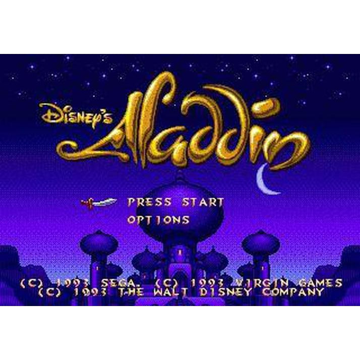 Disney's Aladdin - Sega Genesis Game Complete - YourGamingShop.com - Buy, Sell, Trade Video Games Online. 120 Day Warranty. Satisfaction Guaranteed.