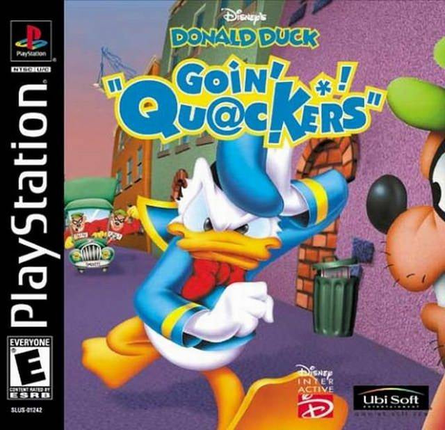 Disney's Donald Duck: Goin' Quackers - PlayStation 1 (PS1) Game