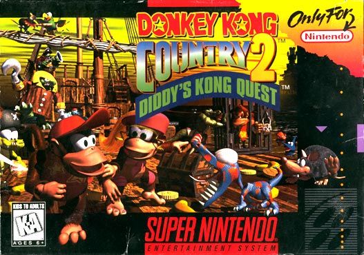 Donkey Kong Country 2: Diddy's Kong Quest - Super Nintendo (SNES) Game Cartridge