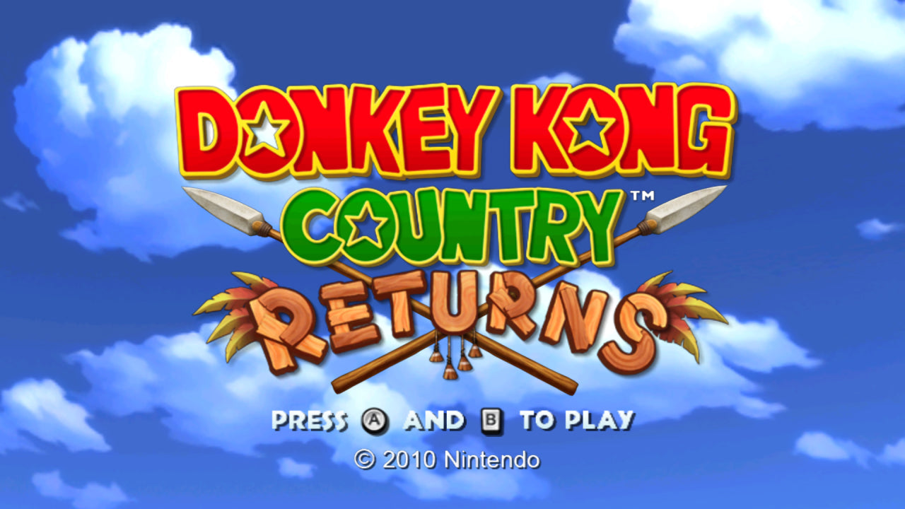 Donkey Kong Country Returns (Nintendo Selects) - Nintendo Wii Game