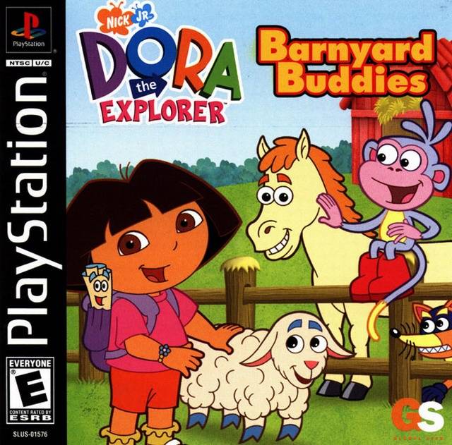 Dora the Explorer: Barnyard Buddies - PlayStation 1 (PS1) Game