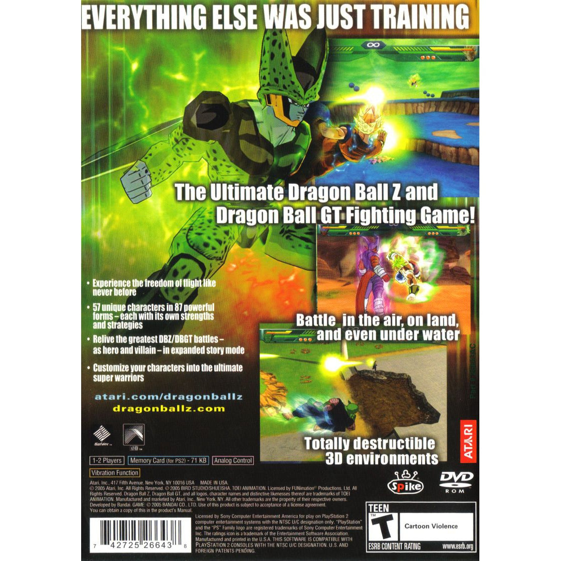Dragon Ball Z: Budokai Tenkaichi - PlayStation 2 (PS2) Game Complete - YourGamingShop.com - Buy, Sell, Trade Video Games Online. 120 Day Warranty. Satisfaction Guaranteed.