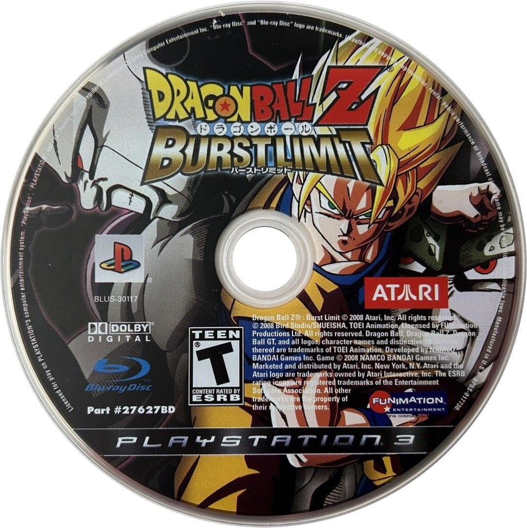 Dragon Ball Z: Burst Limit - PlayStation 3 (PS3) Game