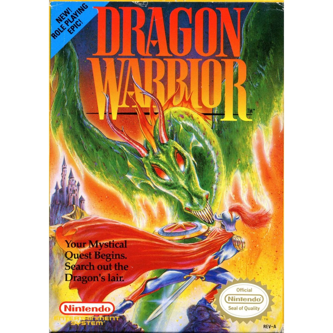 Your Gaming Shop - Dragon Warrior - Authentic NES Game Cartridge