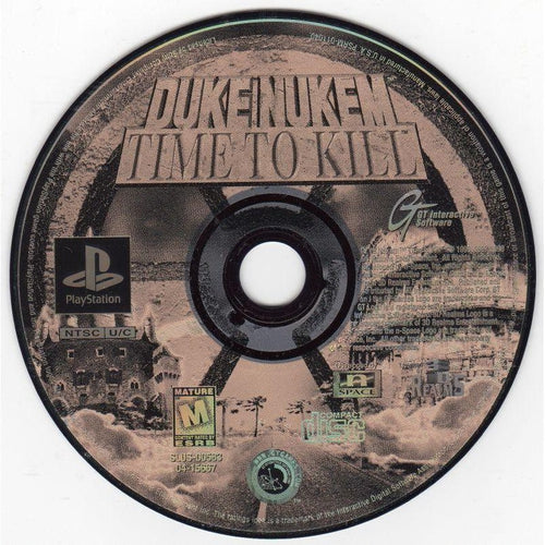 Duke Nukem: Time to Kill - PlayStation 1 (PS1) Game Complete - YourGamingShop.com - Buy, Sell, Trade Video Games Online. 120 Day Warranty. Satisfaction Guaranteed.
