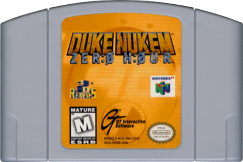Duke Nukem: Zero Hour - Authentic Nintendo 64 (N64) Game Cartridge