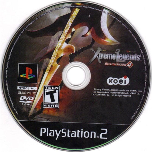 Dynasty Warriors 4: Xtreme Legends - PlayStation 2 (PS2) Game Complete - YourGamingShop.com - Buy, Sell, Trade Video Games Online. 120 Day Warranty. Satisfaction Guaranteed.