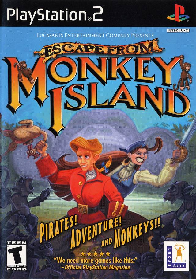 Escape from Monkey Island - PlayStation 2 (PS2) Game