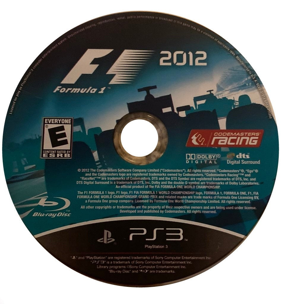 F1 2012 - PlayStation 3 (PS3) Game