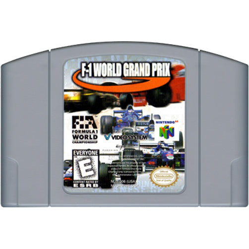 F-1 World Grand Prix - Authentic Nintendo 64 (N64) Game Cartridge
