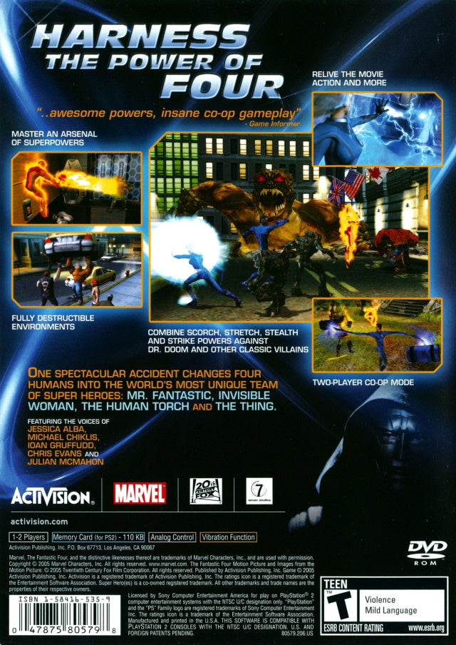 Fantastic 4 (Greatest Hits) - PlayStation 2 (PS2) Game