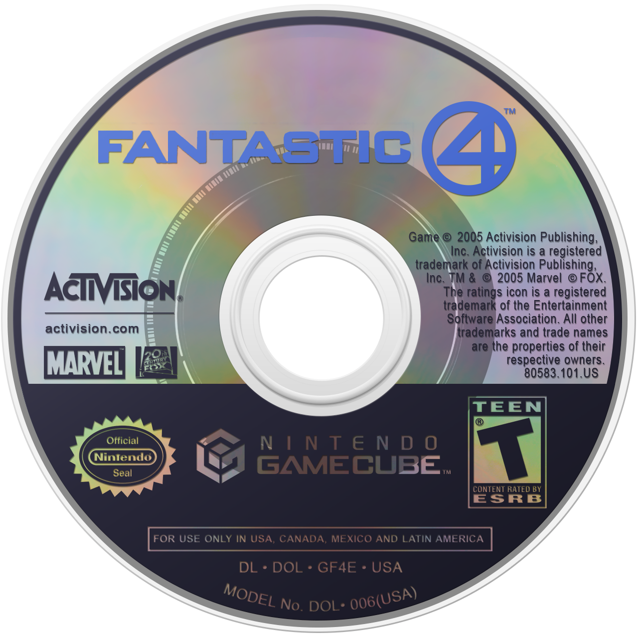 Fantastic 4 - GameCube Game