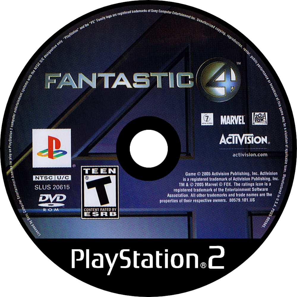 Fantastic 4 - PlayStation 2 (PS2) Game