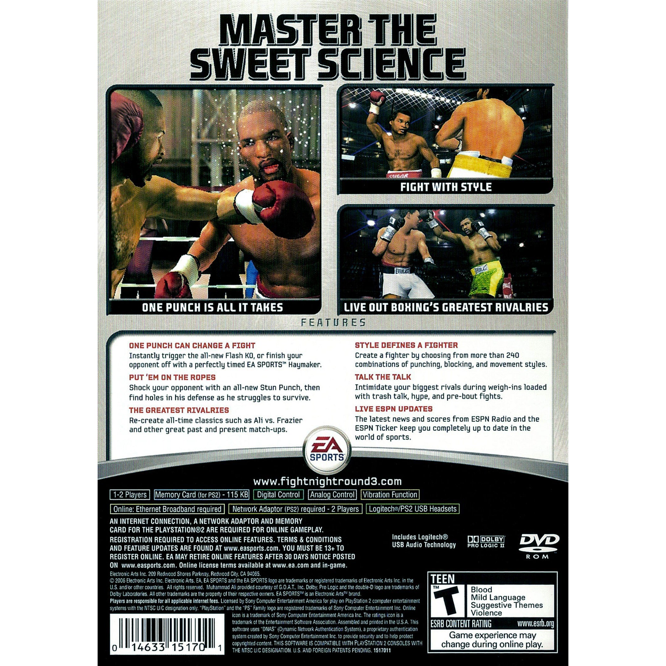 Fight Night Round 3 (Greatest Hits) - PlayStation 2 (PS2) Game