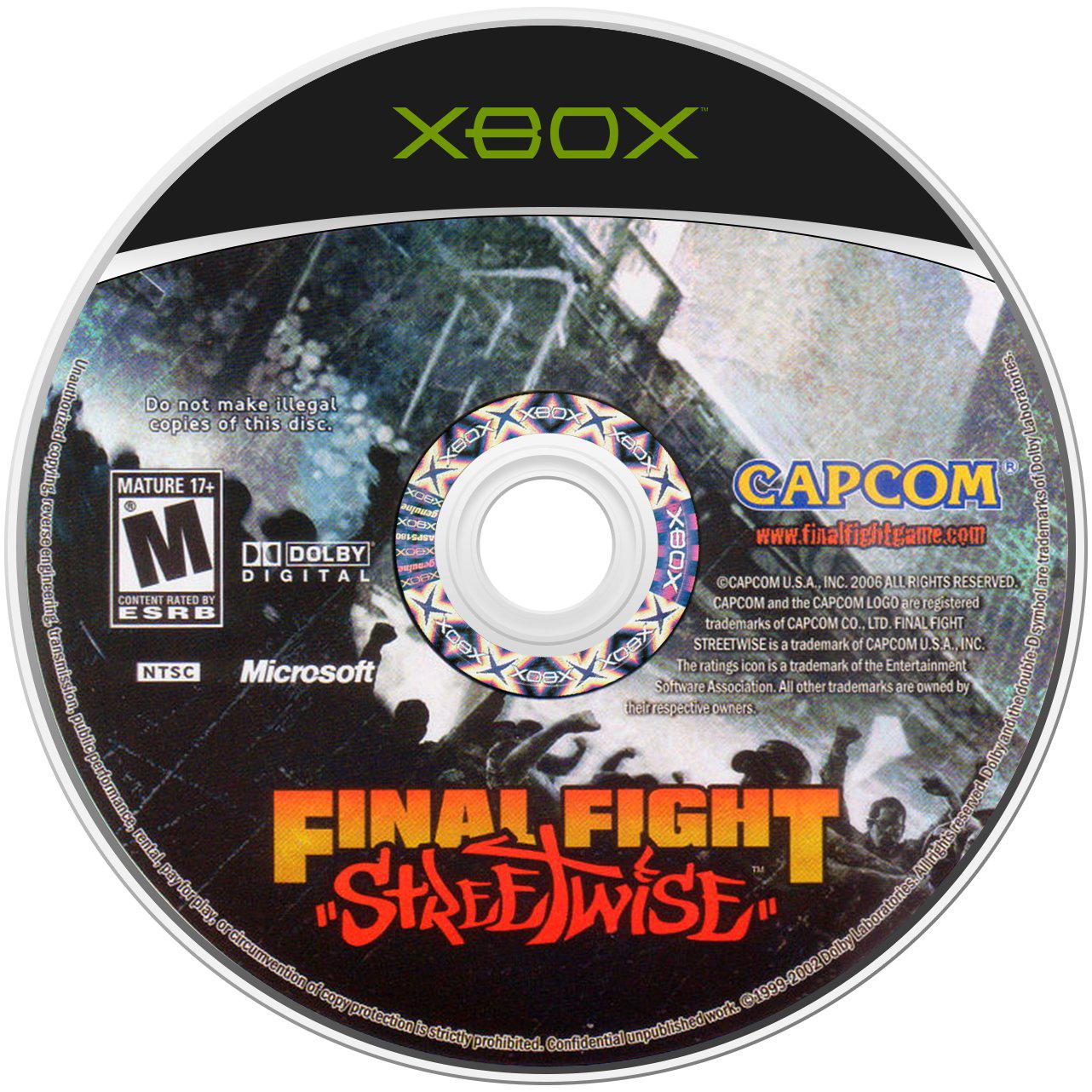 Final Fight: Streetwise - Microsoft Xbox Game Complete - YourGamingShop.com - Buy, Sell, Trade Video Games Online. 120 Day Warranty. Satisfaction Guaranteed.