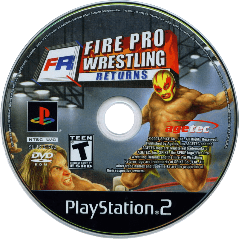 Fire Pro Wrestling Returns - PlayStation 2 (PS2) Game