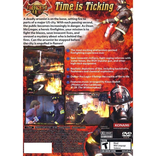 Firefighter F.D. 18 - PlayStation 2 (PS2) Game Complete - YourGamingShop.com - Buy, Sell, Trade Video Games Online. 120 Day Warranty. Satisfaction Guaranteed.