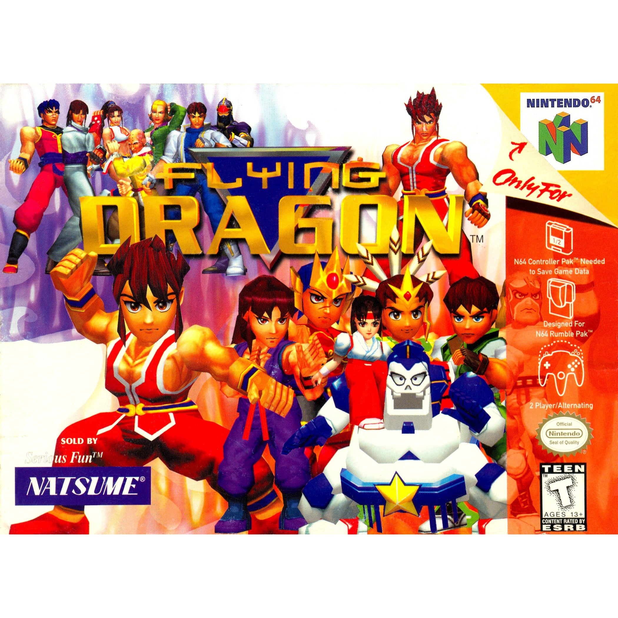 Flying Dragon - Authentic Nintendo 64 (N64) Game Cartridge - YourGamingShop.com - Buy, Sell, Trade Video Games Online. 120 Day Warranty. Satisfaction Guaranteed.