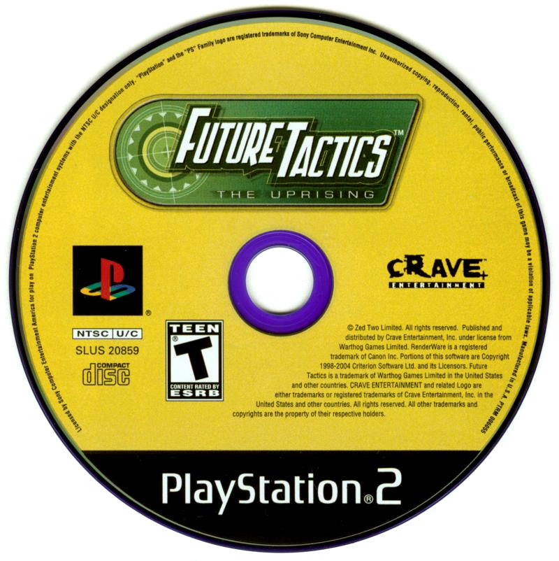 Future Tactics: The Uprising - PlayStation 2 (PS2) Game