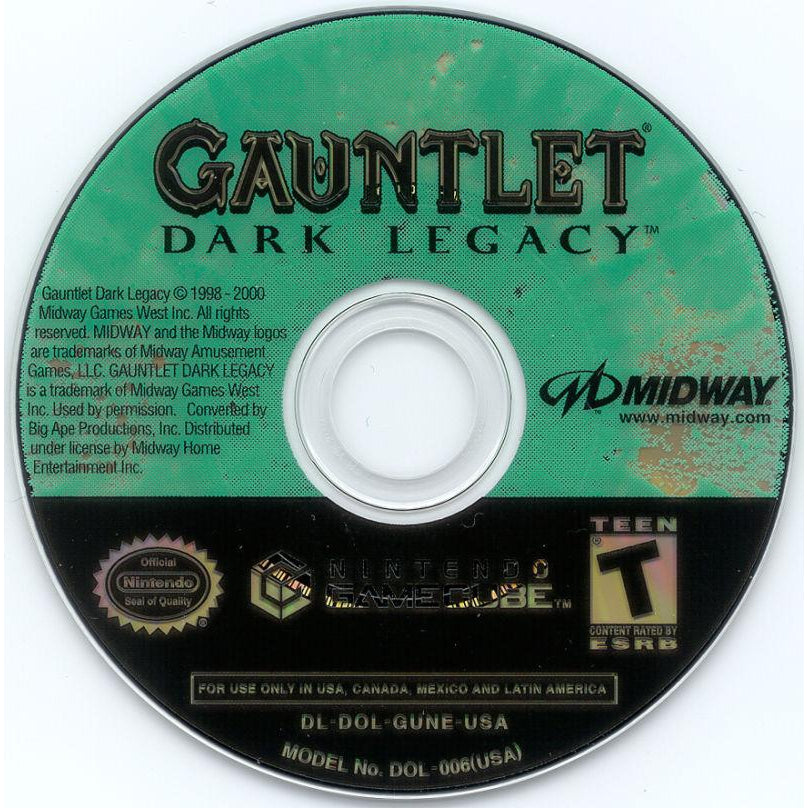 Gauntlet: Dark Legacy - GameCube Game Complete - YourGamingShop.com - Buy, Sell, Trade Video Games Online. 120 Day Warranty. Satisfaction Guaranteed.